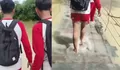 Jalan Tergenang Banjir hingga Jembatan Gantung yang Lapuk, Pelajar di Lampung Tengah Ngadu ke Presiden: Ini Perjuangan Kami ke Sekolah Pak Prabowo