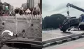 Beredar Video Insiden Mobil BYD di Bundaran HI, Sempat Terpental Lalu Tercebur ke Kolam Air Mancur