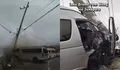 Viral Rekaman CCTV saat Hiace Alami Rem Blong di Jalur Bromo, Melaju Tanpa Kendali di Jalan Turun dan Menikung