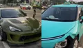 Viral Keluhan Pemilik Mobil Sport usai Kendaraannya Bonyok Terbentur Taksi Green SM, Tuding Perusahaan Lepas Tangan