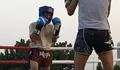 Jelang Kejurda Kickboxing Banten 2026, Atlet Kickboxing Tangsel Matangkan Teknik Lewat Sparring Bersama Sapu Jagat Camp