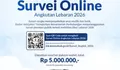 Yuk Ikutan Survei Online Angkutan Lebaran 2025 dari Kemenhub!  Ada Total Hadiah Voucher e-Wallet Hingga 5 Juta Rupiah!