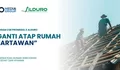 Program Ganti Atap Rumah Wartawan Promedia Group dan SKI untuk Hunian Lebih Sehat