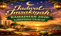 Info Jadwal Imsak untuk Kabupaten Cilacap 1447 H / 2026 M Resmi Pemerintah!
