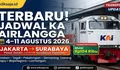 TERBARU! Jadwal KA Airlangga 4–11 Agustus 2026 Pasar Senen Jakarta – Cirebon - Tegal - Pekalongan - Semarang Tawang - Cepu - Surabaya Pasarturi 