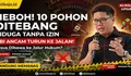 Dugaan Penebangan 10 Pohon Tanpa Izin di Bandung, LBI Ancam Turun ke Jalan Jika Tak Diproses Hukum