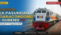 Lihat Jadwal KA Pasundan Periode 11–17 Agustus Rute Kiaracondong - Rancaekek, Leles - Cibatu - Cipeundeuy - Tasikmalaya - Ciamis - Gubeng