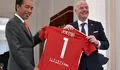 Jokowi Bakal Beri Tanda Jasa kepada Presiden FIFA Gianni Infantino di Piala Dunia U-17