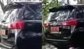 Heboh Mobil Dinas Pelat Merah Terobos Jalan Cor, Warganet:  Minimal Copot Jabatannya