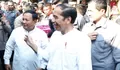 Jokowi dan Prabowo Blusukan di Pasar Grogolan Pekalongan, Disambut Antusias Warga