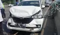 Breaking News! Kecelakaan di Tol Pulomas Tanjung Priok Libatkan 4 Kendaraan