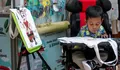 Murid SLB Tegar Lukis Maskot Peparnas XVII Solo 2024 Kebo Bule dengan Mulut, Berawal Suka Gambar Wayang