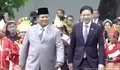 Prabowo Sambut Kunjungan PM Singapura Lawrence Wong dengan Upacara Jajar Kehormatan dan Iringan Pasukan Berkuda