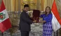 Prabowo Dianugerahi Tanda Kehormatan Tertinggi ‘Order of the Sun’ oleh Presiden Peru Dina Boluarte