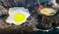 Gunung Anak Krakatau Mereda, Kawahnya Malah Munculkan “Telur Ceplok”