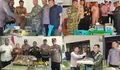 Sambut HUT ke-81 TNI, Kapolsek se-Bulukumba Sambangi Koramil Bawa Kue dan Tumpeng