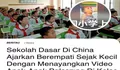 Potret Sekolah Dasar di China Ajarkan Empati terhadap Palestina Lewat Penayangan Video, Netizen: Apa Kabar Pendidikan di Indonesia?  