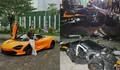 Ngeri! Mobil McLaren 720S Milik YouTuber Terbelah Dua Usai Kecelakaan di Sukoharjo, Begini Kronologinya