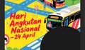 ‎Twibbon Memperingati Hari Angkutan Nasional 2026, Yuk Bagikan di Medsos pada 24 April