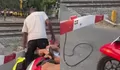 Pria di Sleman Yogyakarta Rusak Palang Pintu Perlintasan Kereta Api Berujung Diciduk Polisi