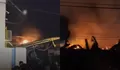 Dapur MBG di Mojokerto Meledak Lalu Terbakar, Bangunan Ambruk Timpa Mobil