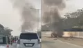 Detik-detik Mobil Subaru Tabrak Truk di Area Jalan Tol Serpong-Cinere: Baru Masuk Arah BSD