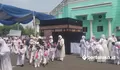 Kenalkan Rukun Islam Kelima, 10 Ribu Murid RA se-Kabupaten Ciamis Ikuti Peragaan Manasik Haji