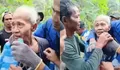 Detik-detik Momen Haru Warga usai Korban Hilang Mbah Imam Ditemukan Selamat di Area Hutan Argasoka Banjarnegara