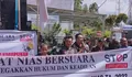 Kejari Gunungsitoli Dinilai Berani Usut Korupsi, Massa Turun Beri Dukungan