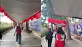 Duh! Sempat Dikira Tenda Hajatan, Begini Wajah Baru Selasar Stasiun BNI City