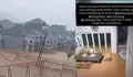 Padang Diterjang Banjir Bandang Dahsyat, Arus Deras Robohkan Pagar Kompleks