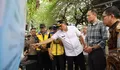 Wali Kota Bekasi Bersama Menko AHY Tinjau Infrastruktur Guna Memastikan Percepatan Pembangunan Flyover Bulak Kapal.