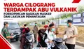 Forkopimcam Cilograng Pantau Warga Terdampak Abu Vulkanik dan Bagikan Masker
