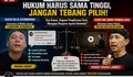 Opini: Hukum Harus Berdiri Sama Tinggi, Jangan Berbeda Karena Siapa yang Melapor atau Dilaporkan