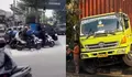 Jejak Laka di Simpang Unisma Bekasi: Sebelum Tabrakan Beruntun Truk Wing Box, Kontainer Pernah Terperosok