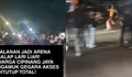 Viral! Jalan di Cipinang Disulap Jadi Arena Balap Lari, Warga Sekitar Ngamuk 