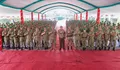 Pastikan Kesiapan Prajurit, Wapang TNI Bersama Menhan Tinjau Marshalling Area Yonif TP 937/Satria Kalijaga