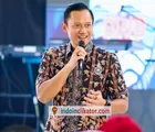 Sinergi Pemerataan Pembangunan Kawasan Ditekankan AHY di Pawitandirogo