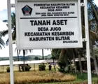 Papan Tanah Aset Desa Eyang Jugo Picu Polemik, Kades Ungkap Dasar 1934