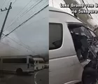 Viral Video Hiace Tabrak Mobil dan Tiang Listrik di Jalur Bromo, Sopir Diduga Hindari Kerumunan Warga yang Sedang Hajatan