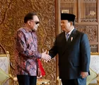 Prabowo Subianto dan Anwar Ibrahim Bahas Kedekatan Malaysia-Indonesia