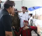 Ketua KPU dan Sekjen Cek Langsung Gudang Logistik di Bali