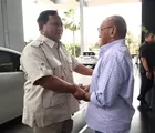 Kebersamaan Hangat saat Prabowo Bertemu Aburizal Bakrie