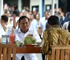 Santap Bakso Bandongan Bersama Jokowi dan Prabowo, Selebriti Turut Meramaikan Makan Siang Kios Kaki Lima di Magelang