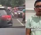 Video Viral Pengemudi Honda HRV Lakukan Tindakan Tak Terpuji, Minta Maaf di Depan Publik
