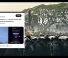 Demo "Kawal Putusan MK" di Makassar Dibubarkan Paksa oleh Polisi Hingga ada Sniper, Saat Ibu Negara Iriana Jokowi Mau Lewat