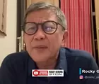 Rocky Gerung Sebut Promosi Qodari Dibaca Sebagai Restu Prabowo pada Politik Manipulatif