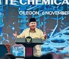 Lanjutkan Proyek yang Dirintis Jokowi, Prabowo Resmikan Pabrik Petrokimia Raksasa Lotte di Cilegon
