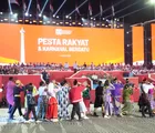 Indonesia Spetakuler! Pesta Rakyat Meriah di Monas Penuh Kebahagiaan dalam Karnaval Bersatu HUT ke-80 RI