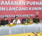 Ribuan Personel Gabungan Disiagakan, Pastikan Malam Tahun Baru 2026 di Riau Kondusif